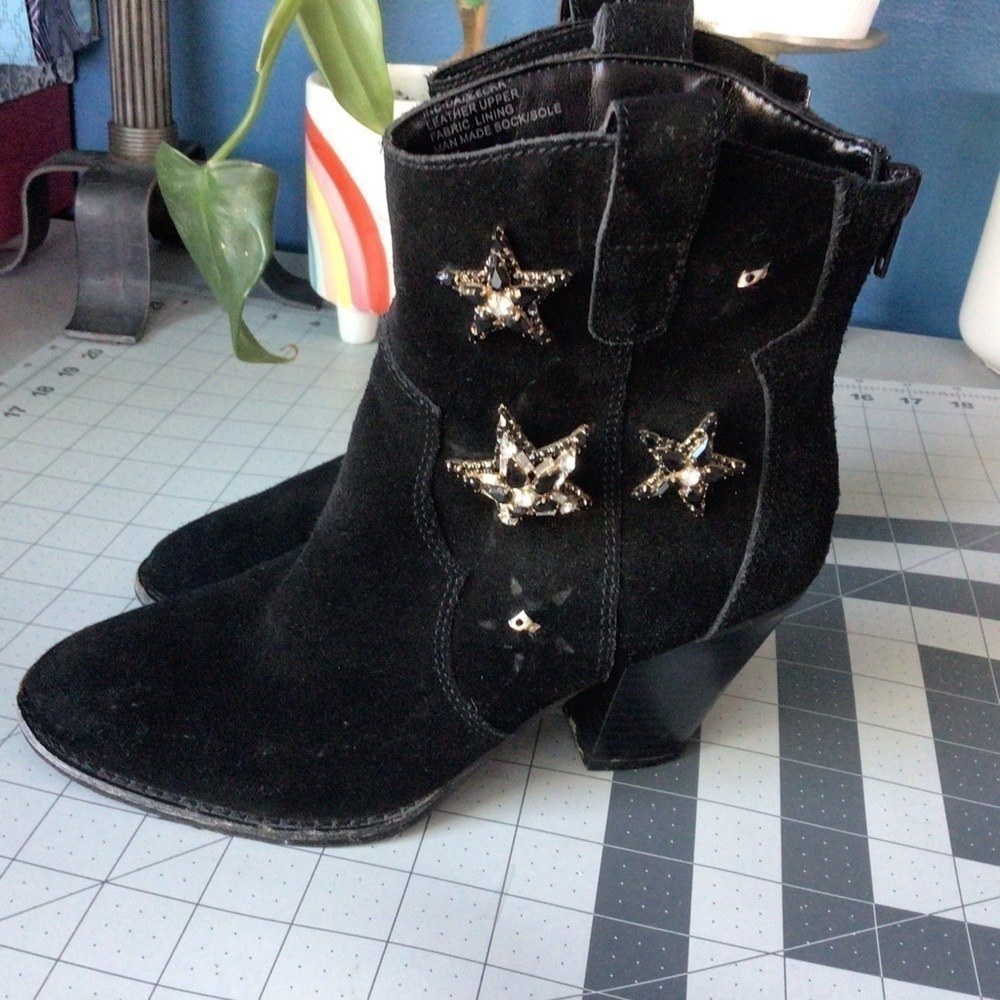 Anna Sui INC. Black Booties